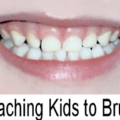 teaching kids to brush